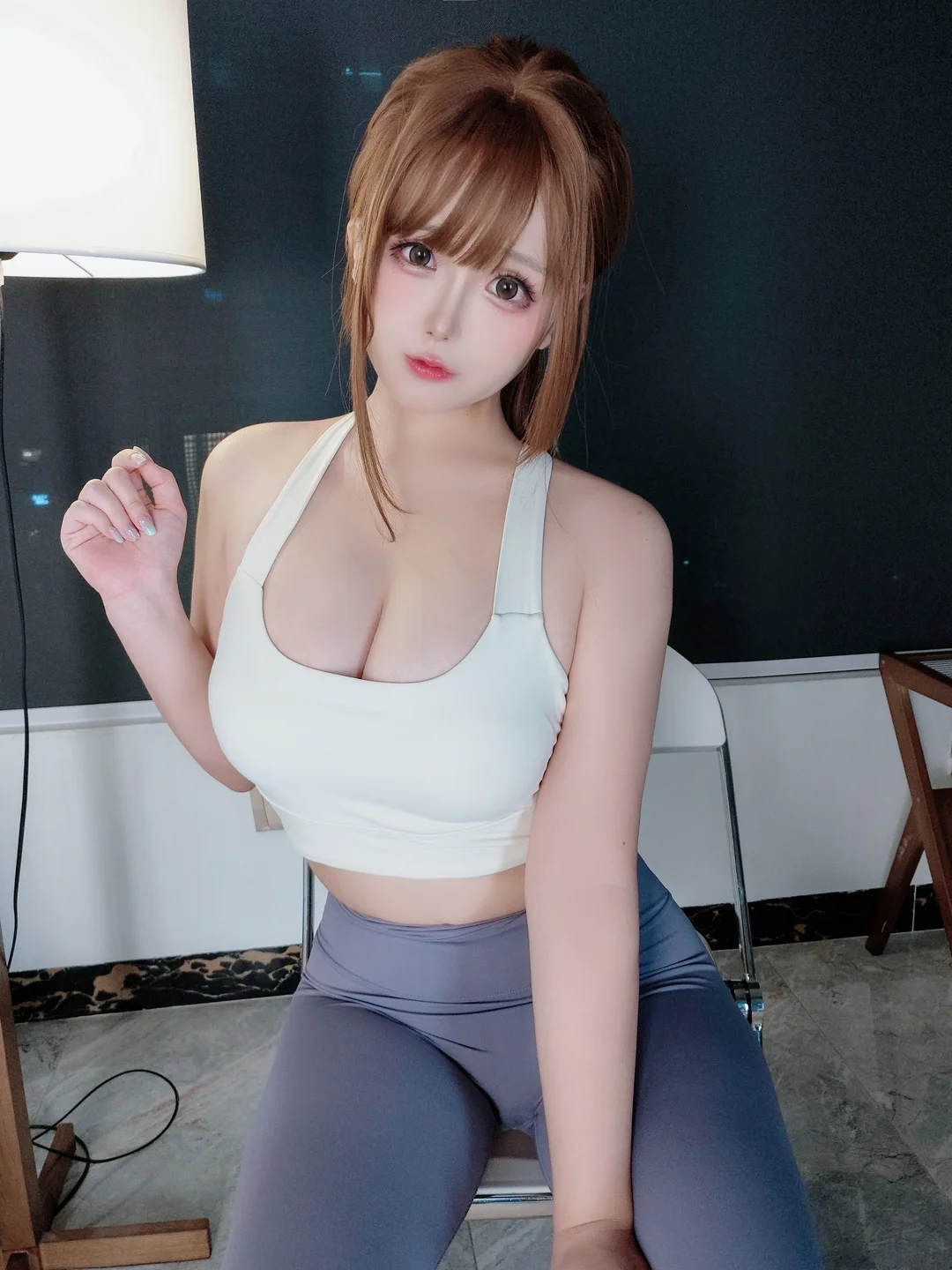 日奈娇 - 瑜伽训练 [168P,6V-1.47GB] tg@simisebaisi 【丝足阁】143.webp